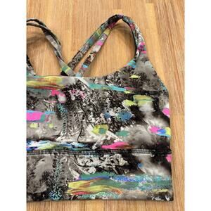 Lululemon Size 2 Energy Bra Abstract Print